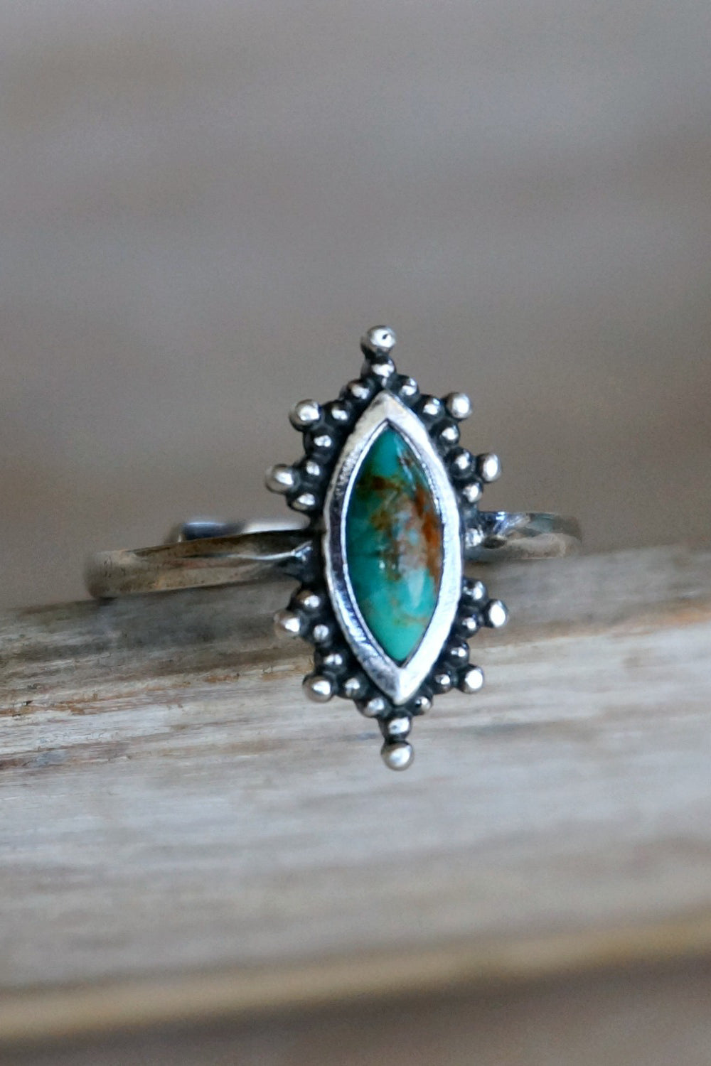 kal turquoise ring by sowell