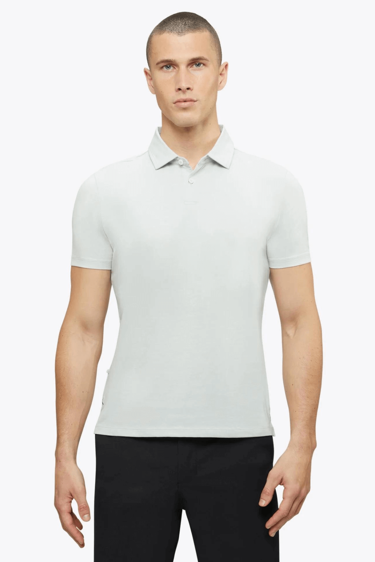 Cuts Coz Split Hem Polo Heather Shoreline