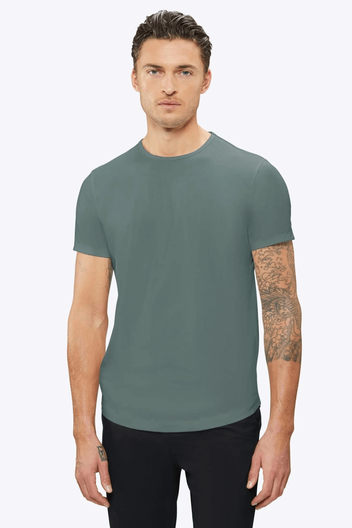 Cuts AO Curve Hem Tee Elm