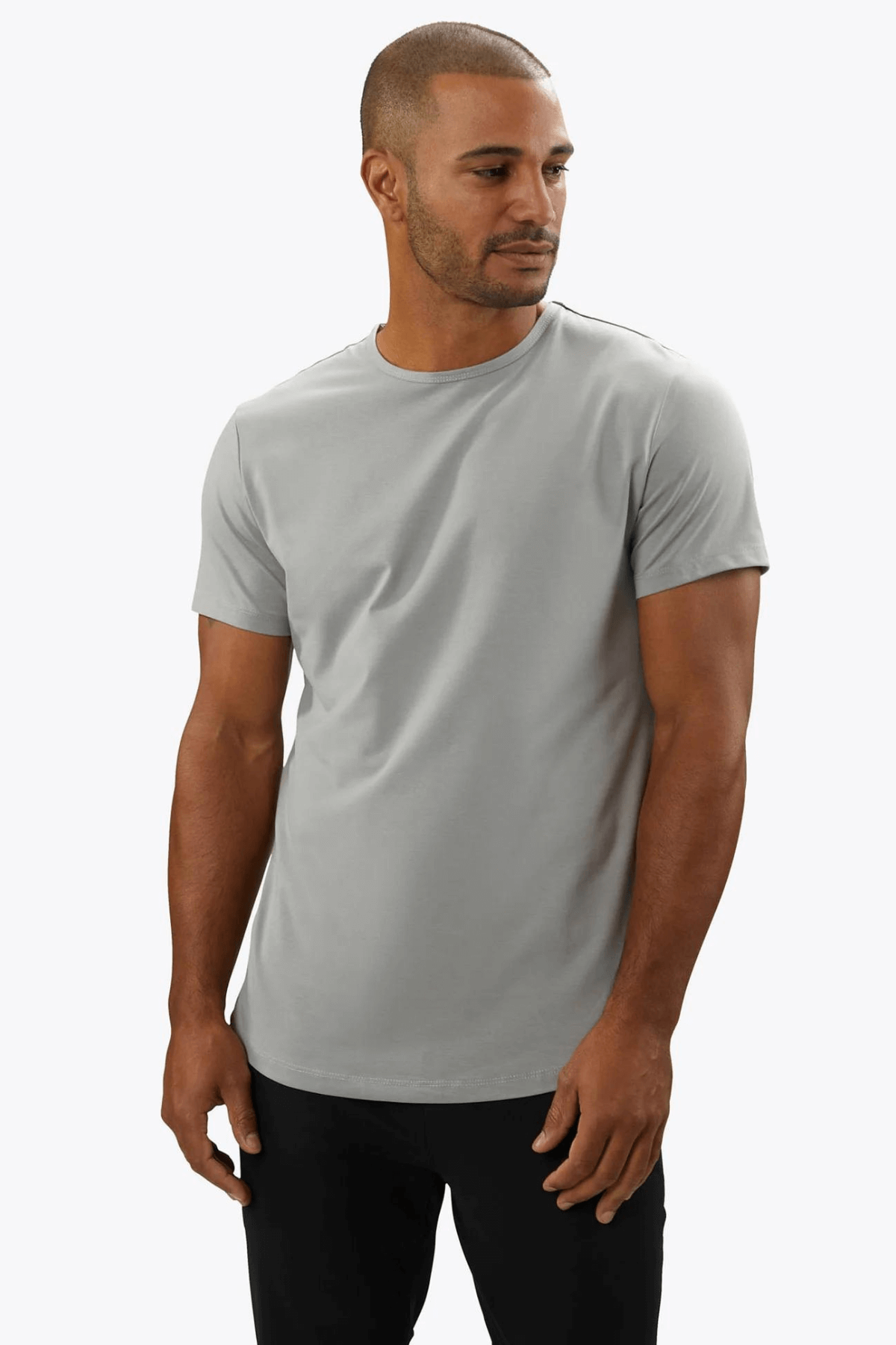 Cuts AO Curve Hem Tee Granite