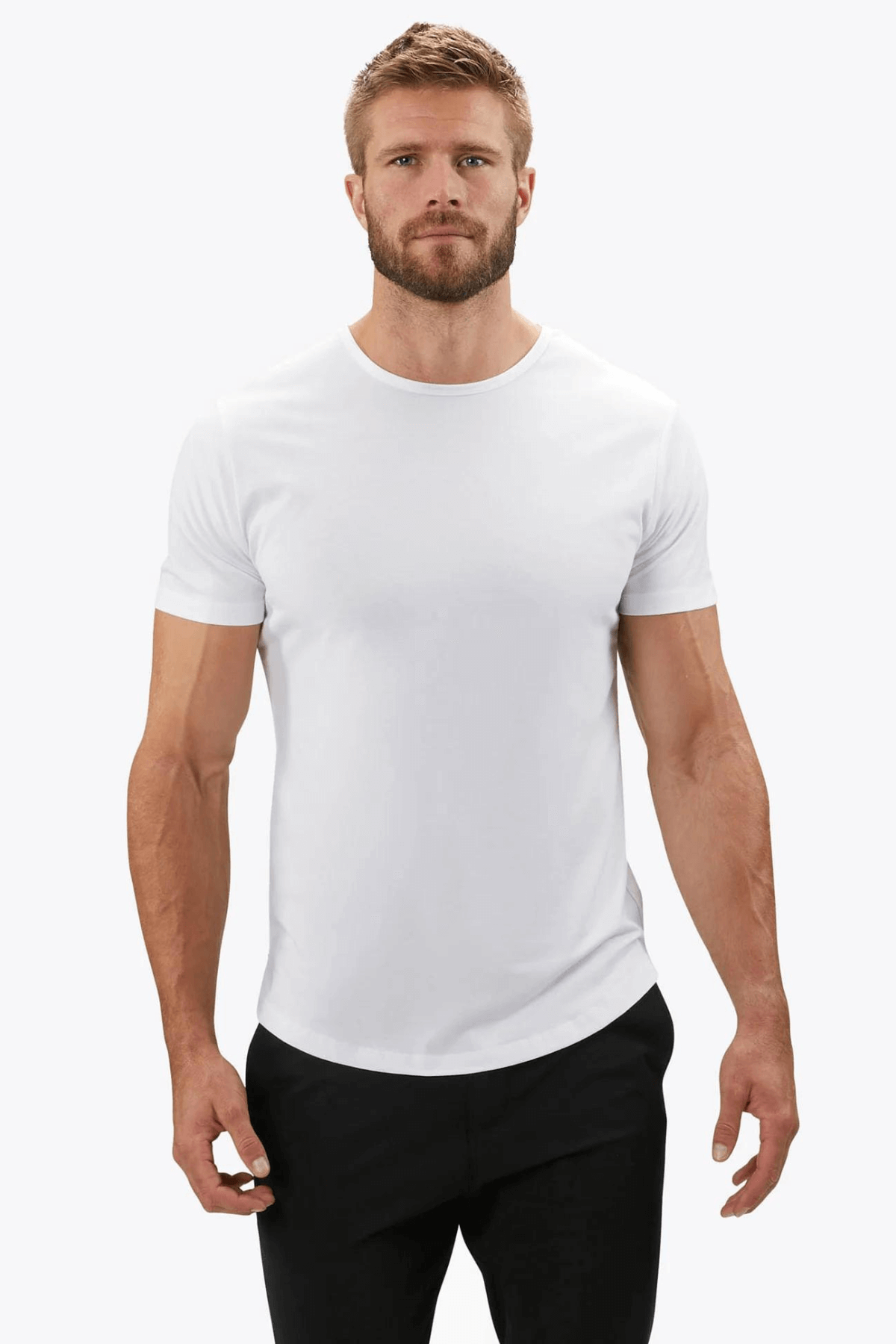 Cuts AO Curve Hem Tee White