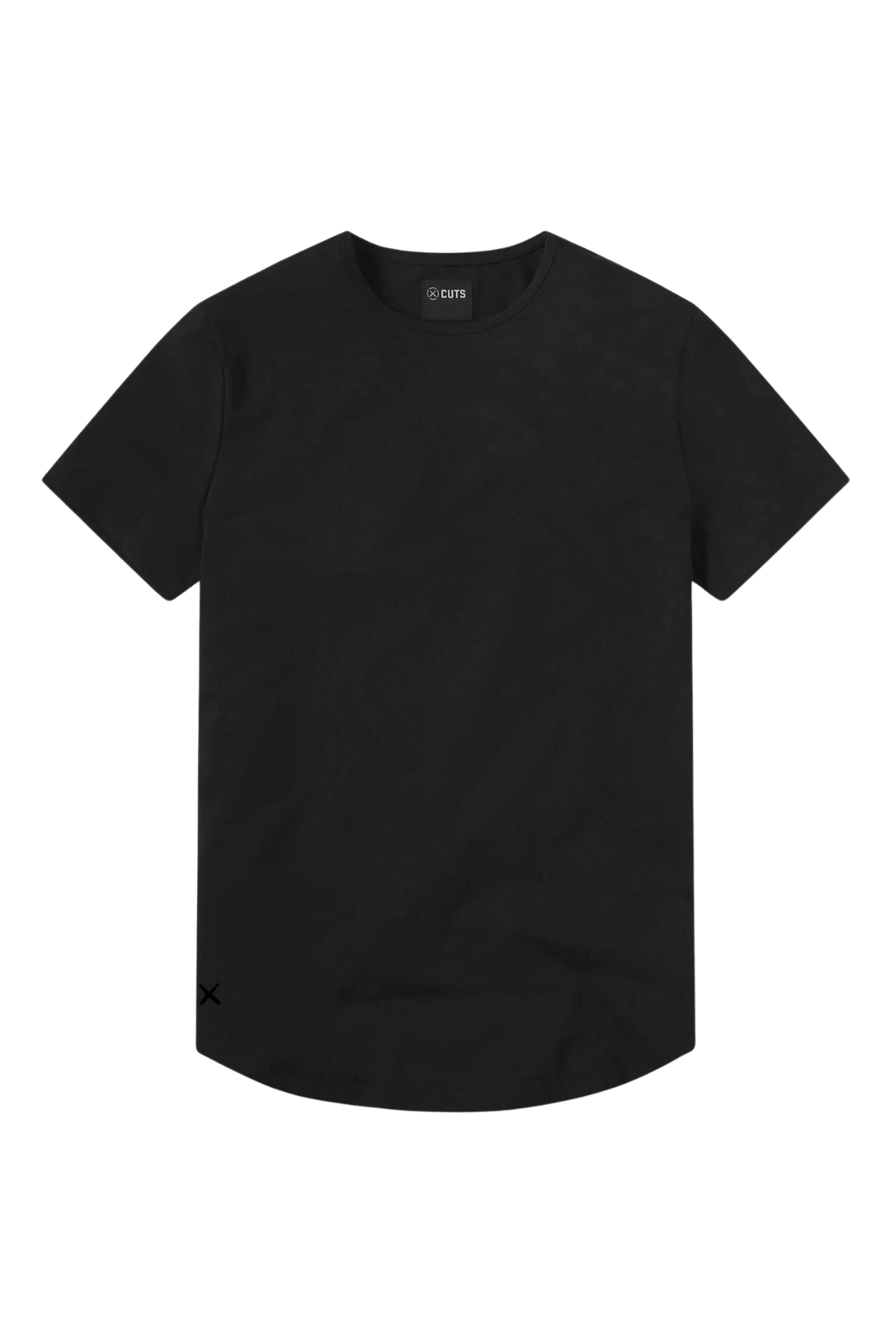 Cuts AO Curve Hem Tee Black