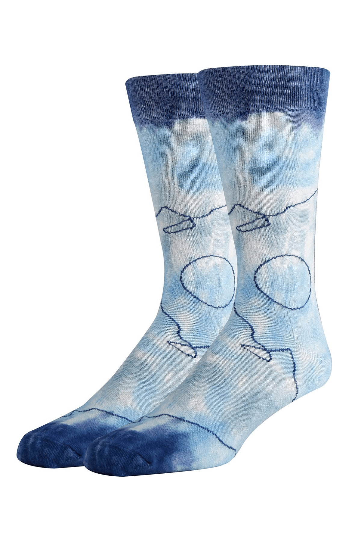 Sock It Up Yume Sky Mens Crew Sock