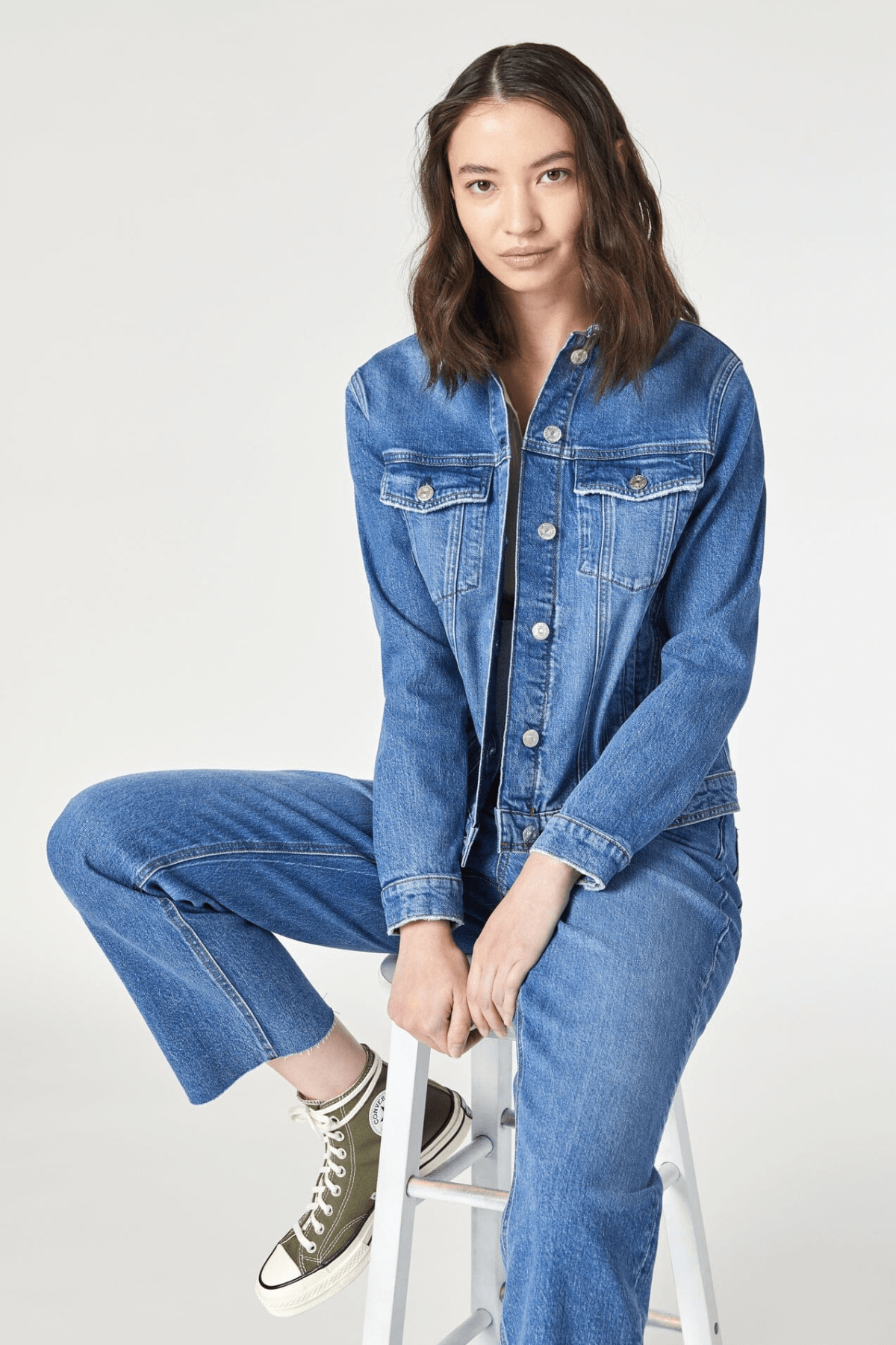 Mavi Katy Denim Jacket Dark Recycled Blue