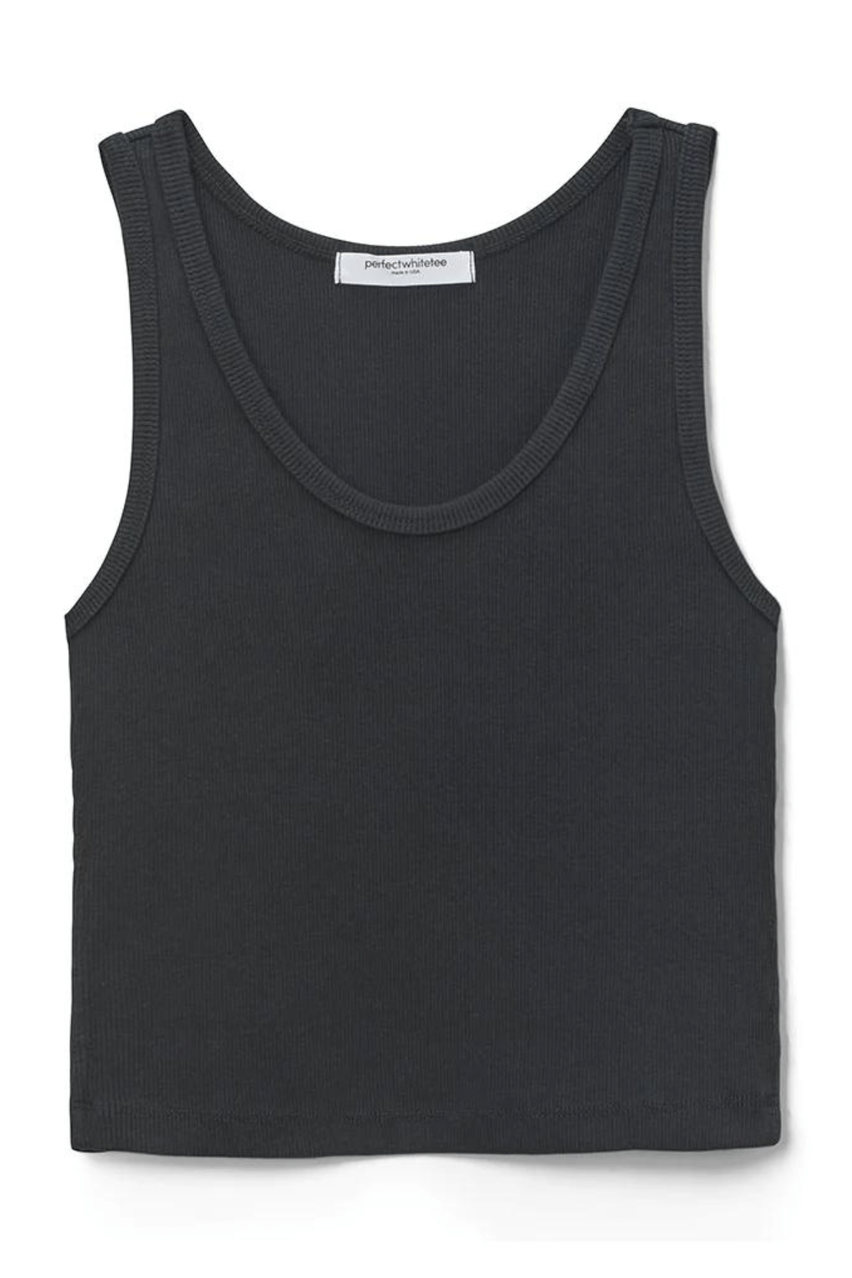 Perfect White tee Blondie Tank Black