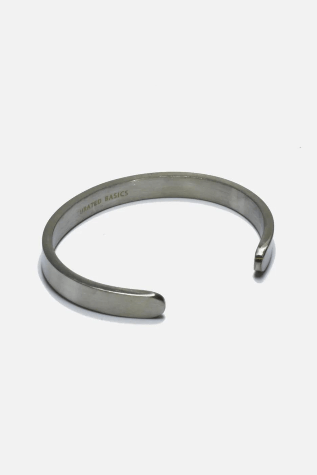 Mens Wide Steel Cuff - Kariella