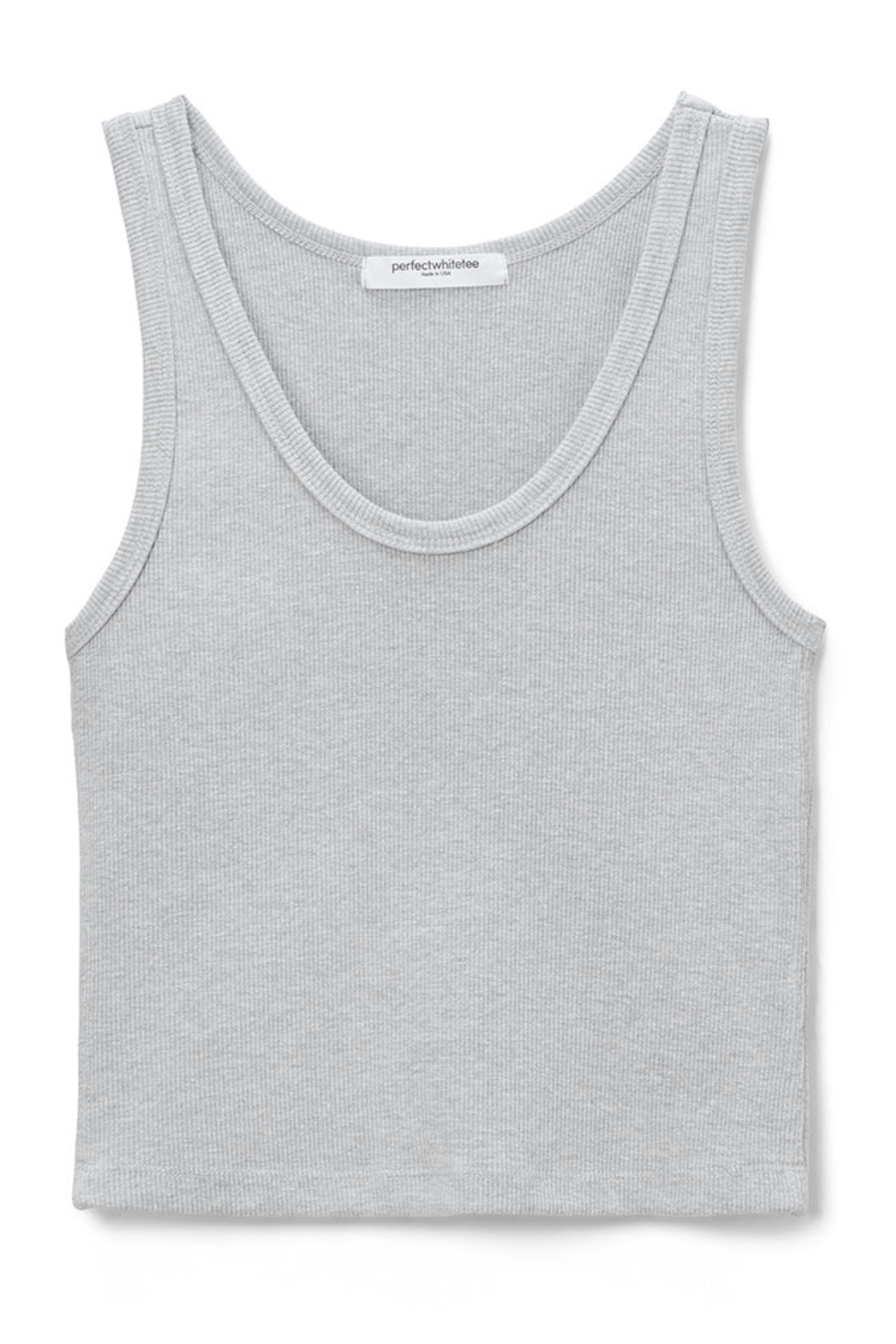 Perfect White tee Blondie Tank Heather grey