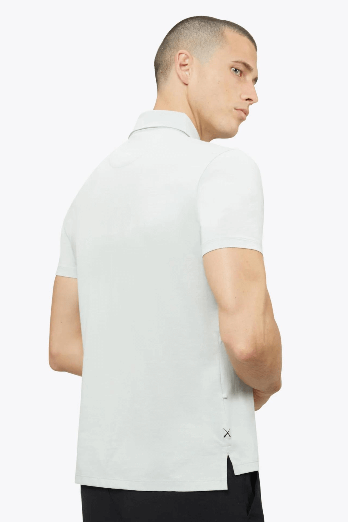 Cuts Coz Split Hem Polo Heather Shoreline