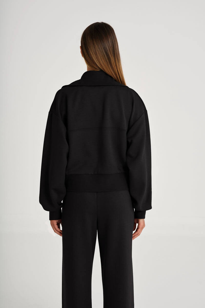 ALLFENIX Soft Luxury 1/4 Zip in black