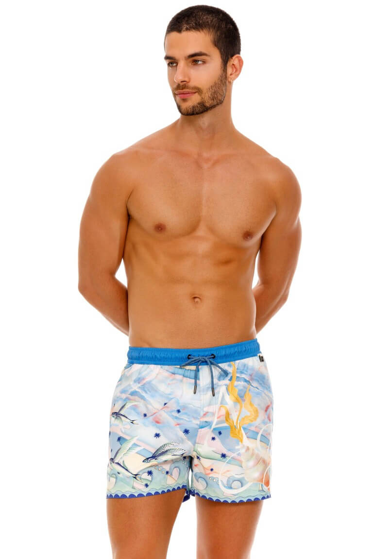 Agua Bendita Cassius swim trunks in nacar