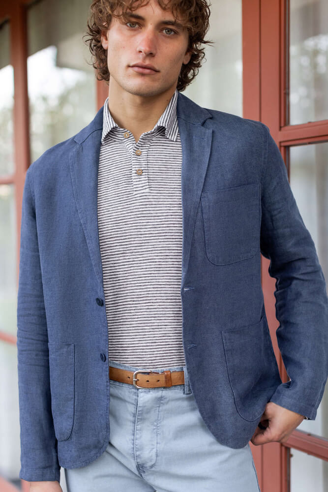 Alex Crane alta blazer in indigo