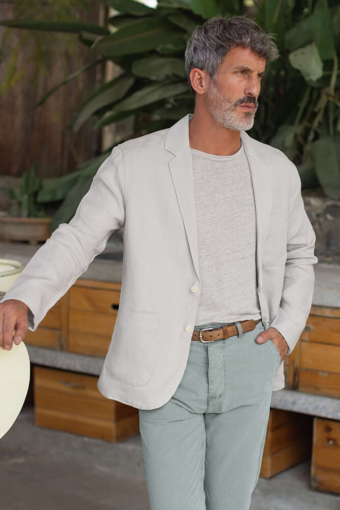 Alex Crane Alta blazer in bone