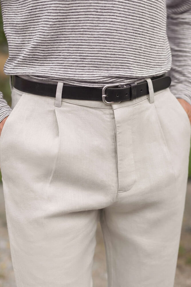 Alex Crane Alta Trousers in bone