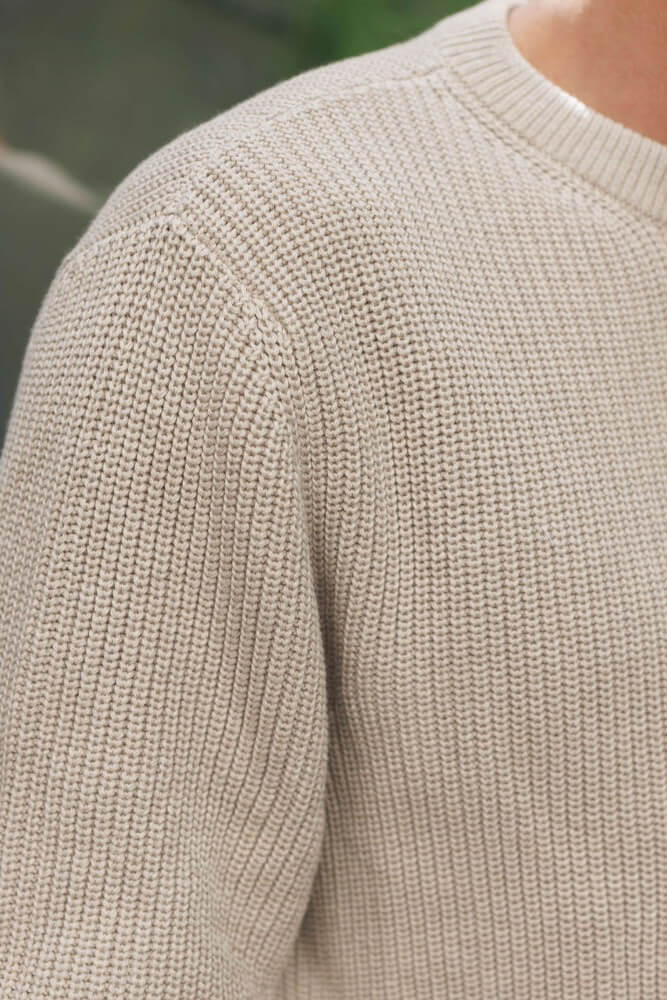 Alex Crane bay sweater in bone