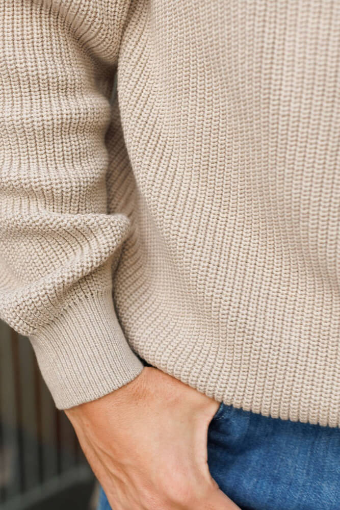 Alex Crane bay sweater in bone