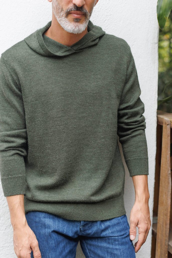 Alex Crane Campo Hoodie in pine