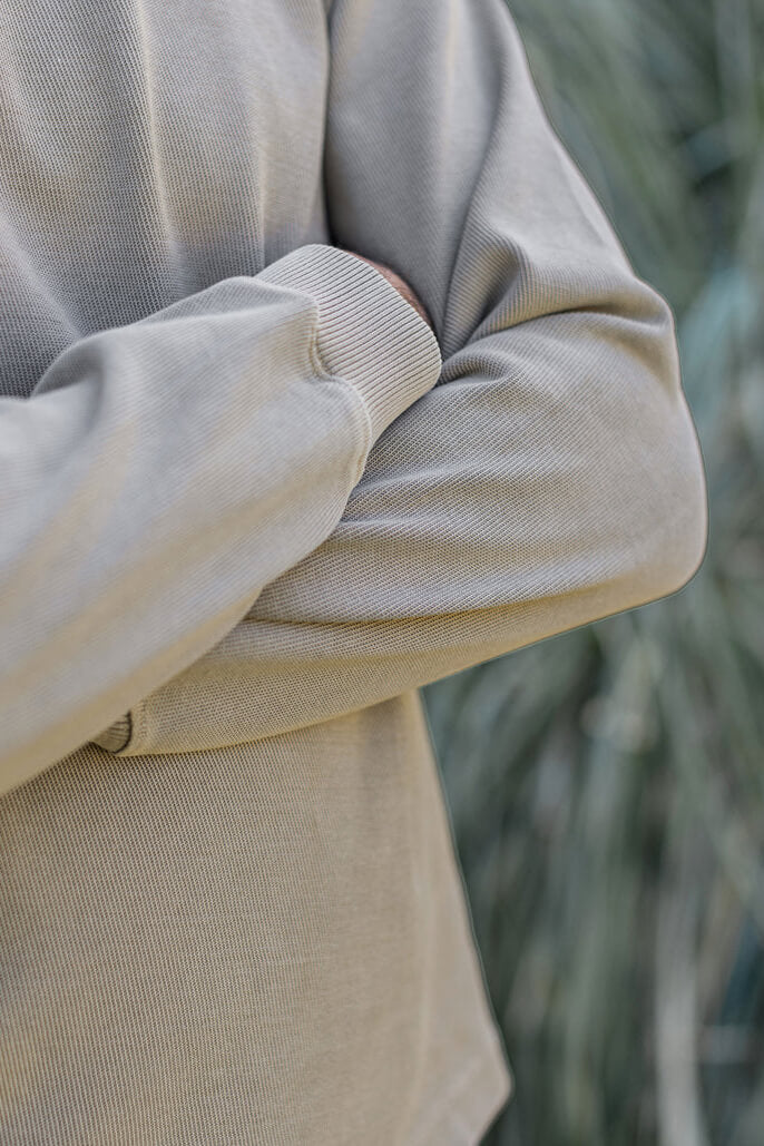 Alex Crane Caza Crewneck in clay