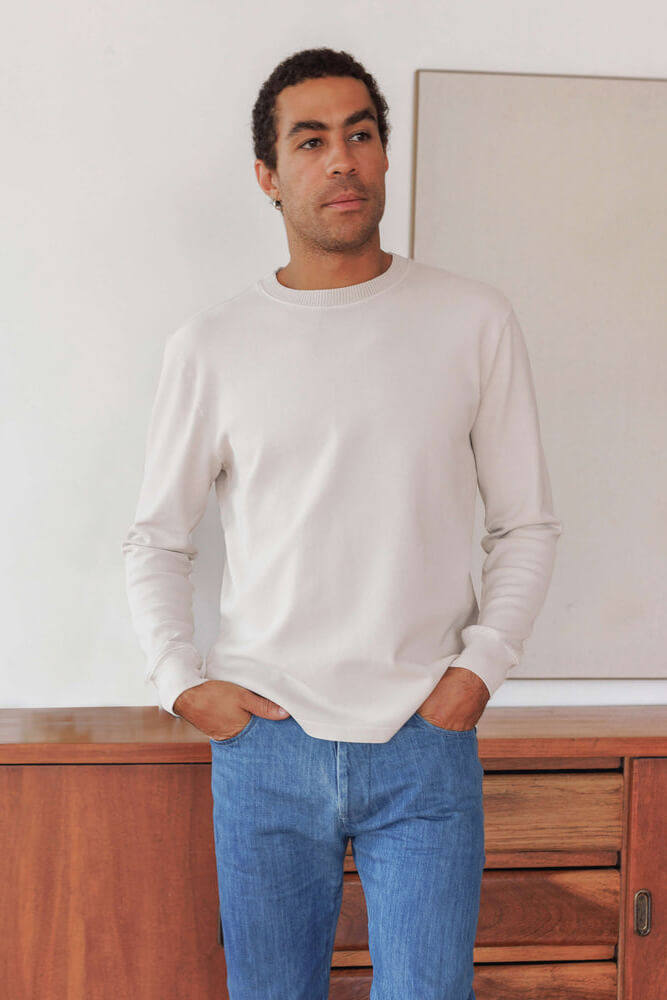 Alex Crane caza crewneck in cream