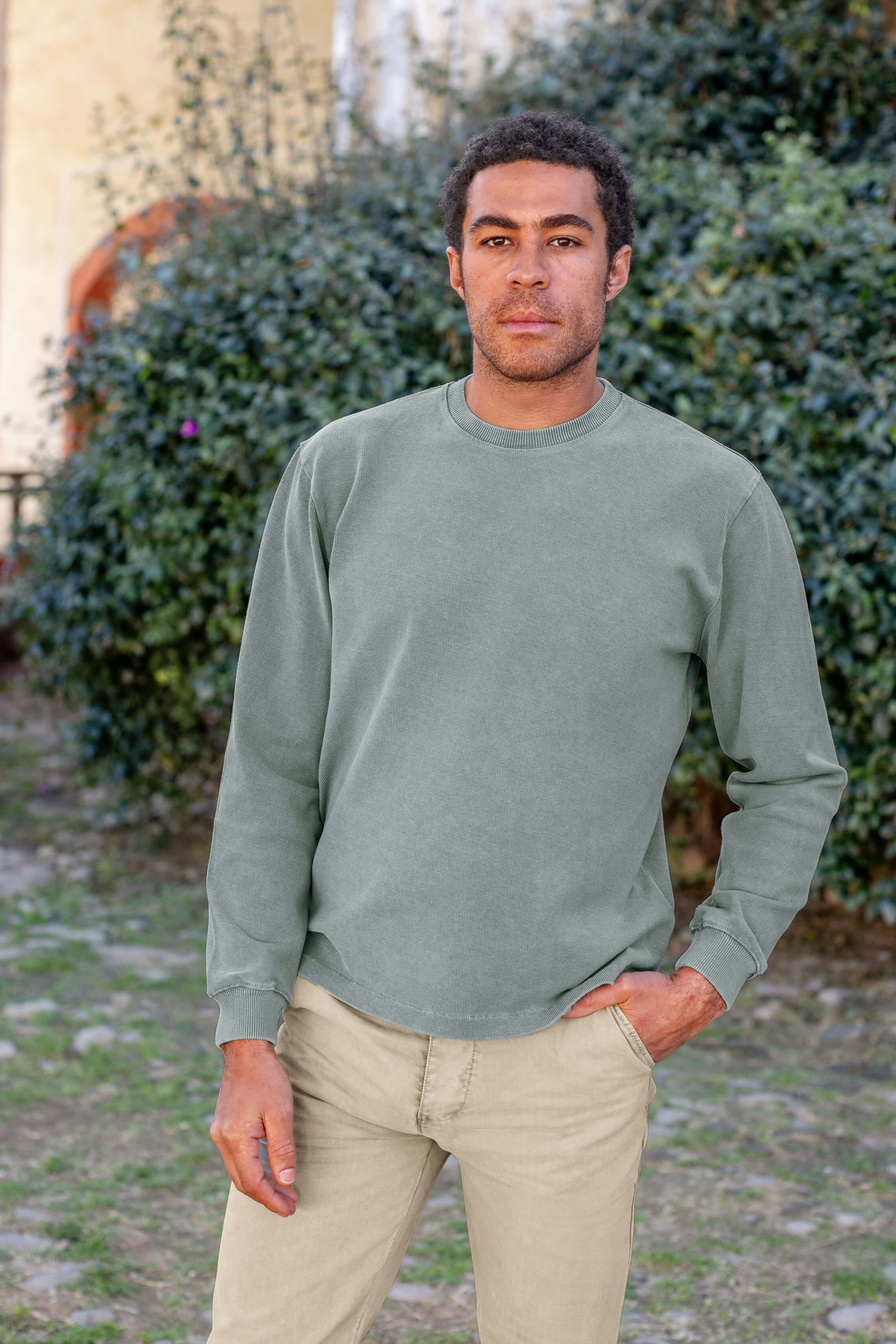 Alex Crane Caza Crewneck in jade