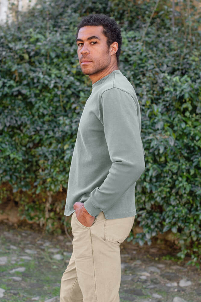 Alex Crane Caza Crewneck in jade