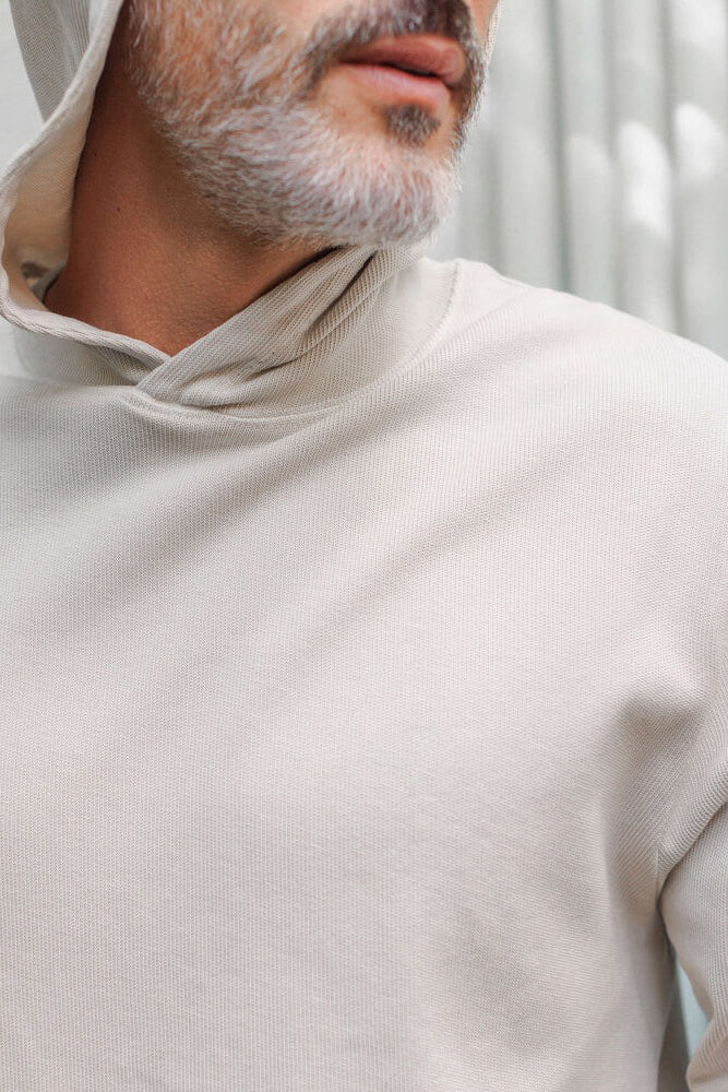 Alex Crane Caza Hoodie in cream