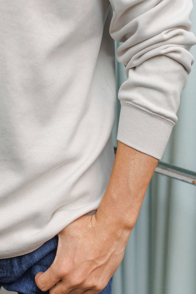 Alex Crane Caza Hoodie in cream