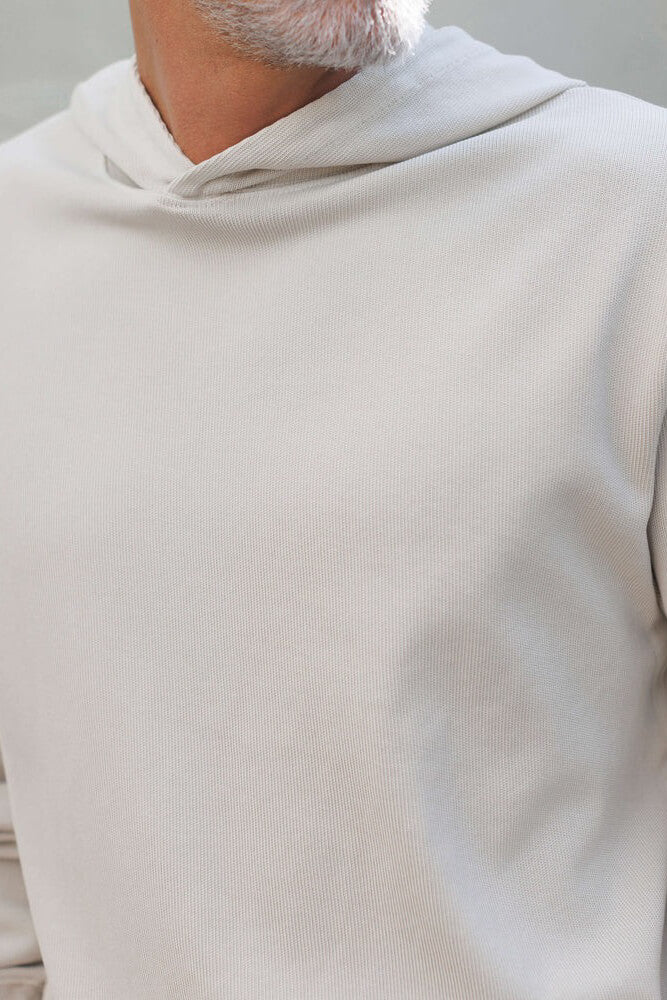 Alex Crane Caza Hoodie in cream