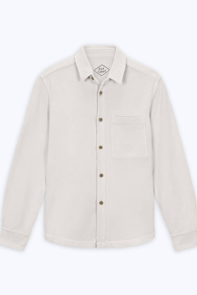 Alex Crane Caza Knit Shirt in cream
