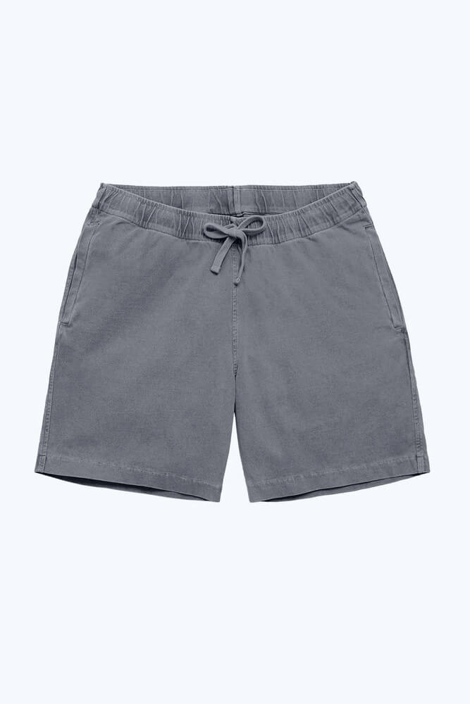 Alex Crane caza knit shorts in slate