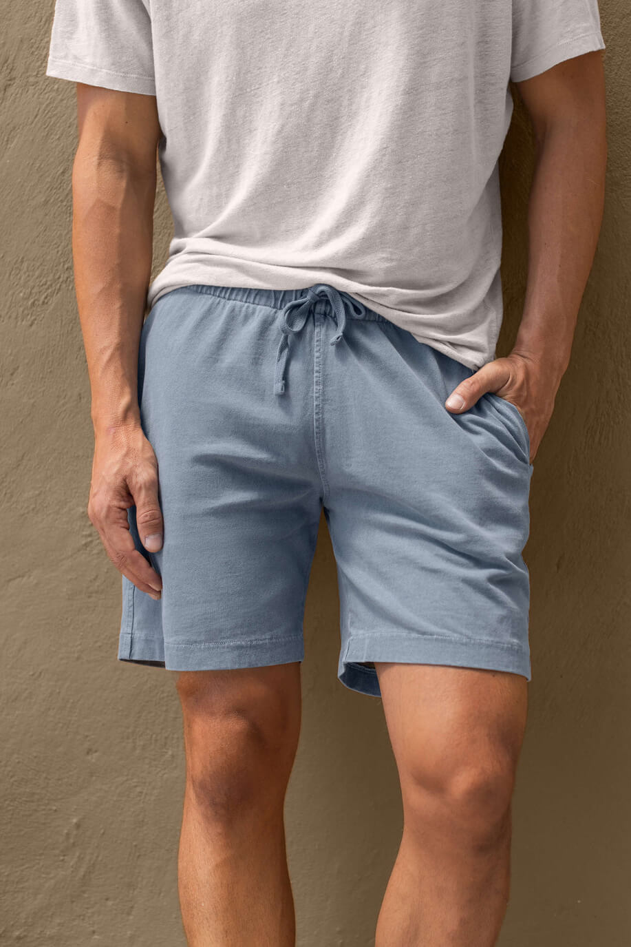 Alex Crane Caza Knit shorts in wave