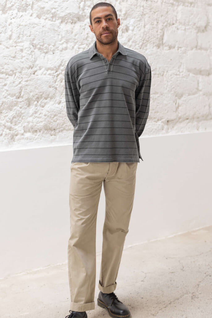 Alex Crane Caza Polo in slate rio