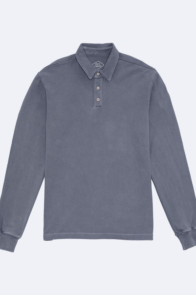 Alex Crane Caza polo in slate