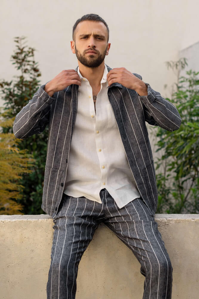 Alex Crane Kite Jacket chalk