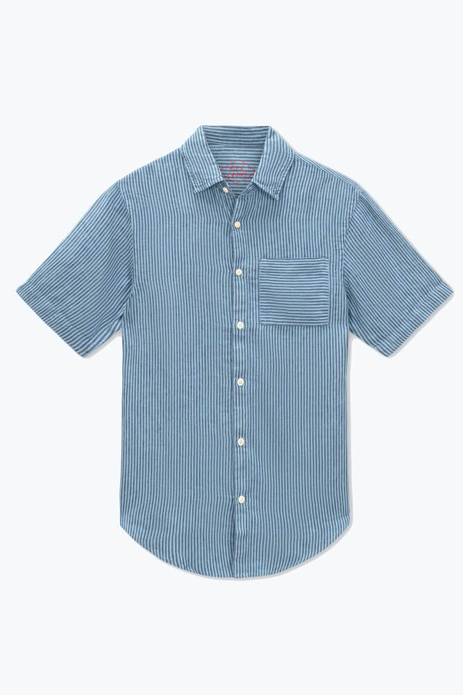 Alex Crane ola shirt in indigo