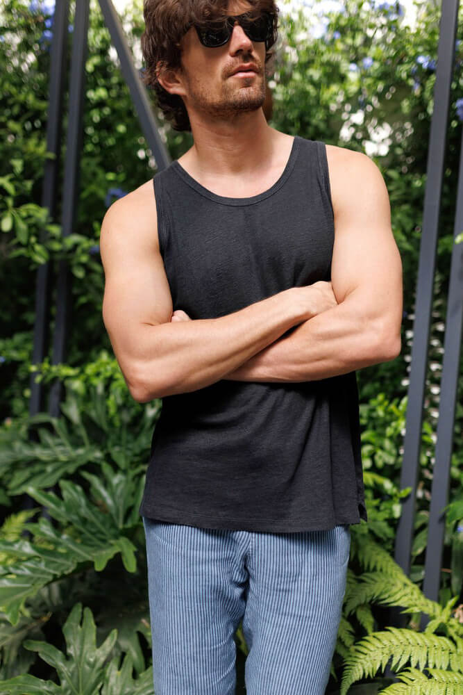 Alex Crane Tank Tee in night