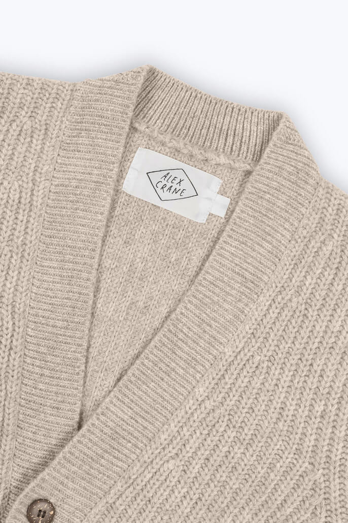Alex Crane Vale Cardigan in bone
