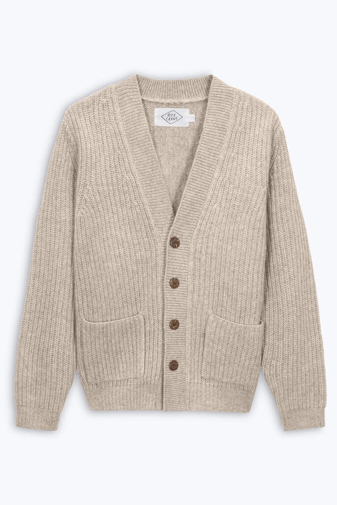 Alex Crane Vale Cardigan in bone