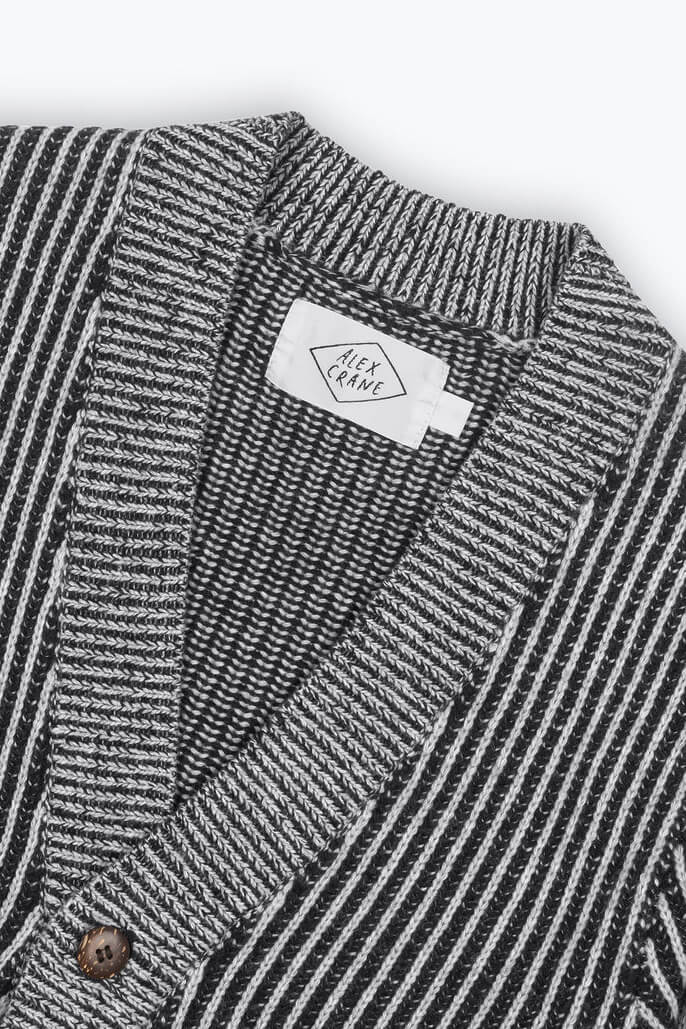 Alex Crane Vale Cardigan in lines