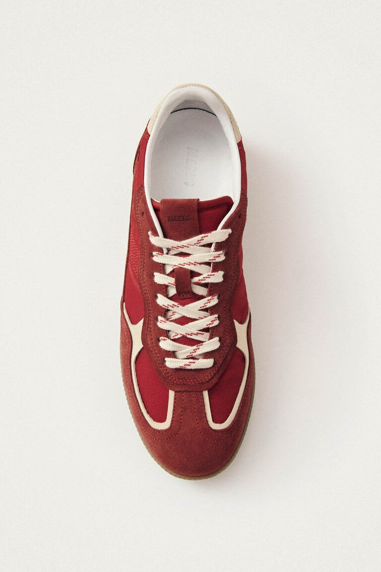 ALOHAS Rife sheen red leather sneakers