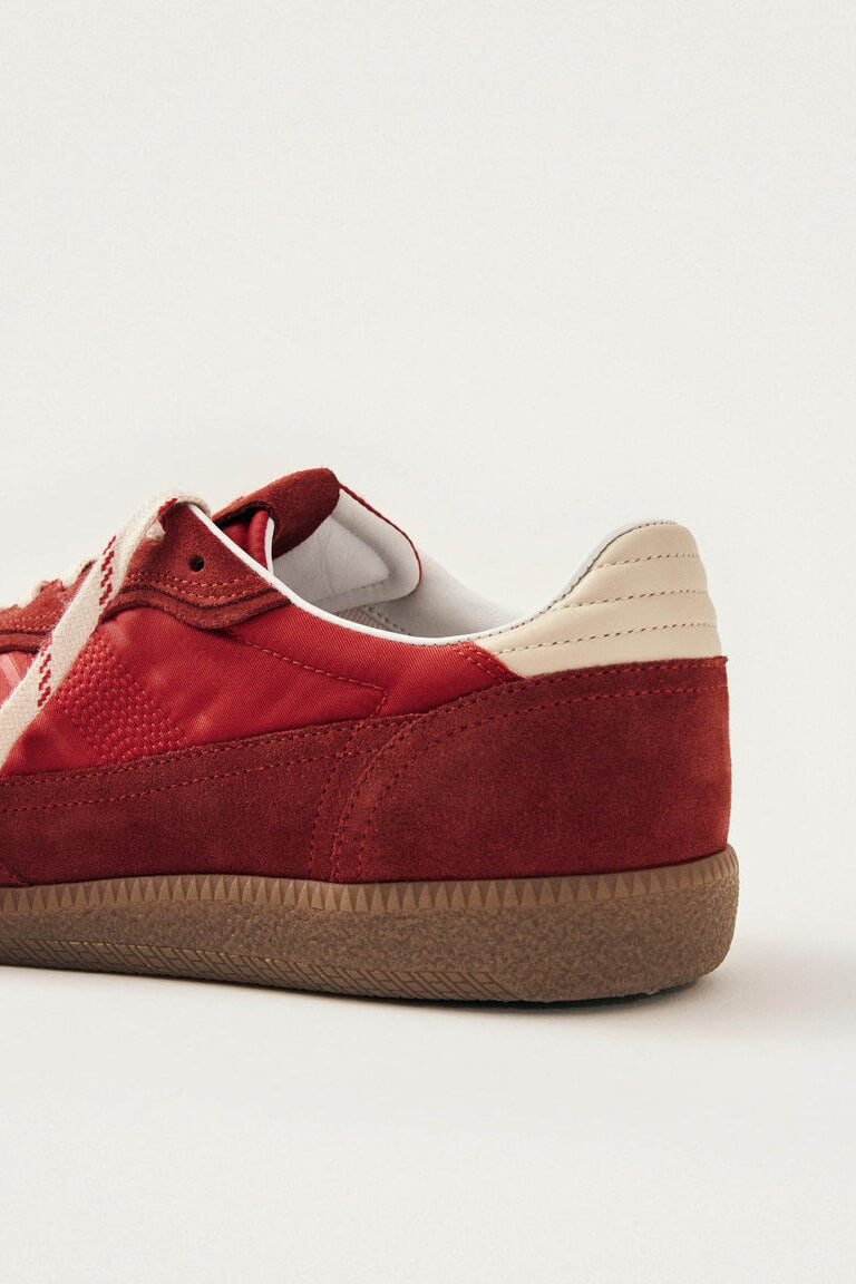 ALOHAS Rife sheen red leather sneakers