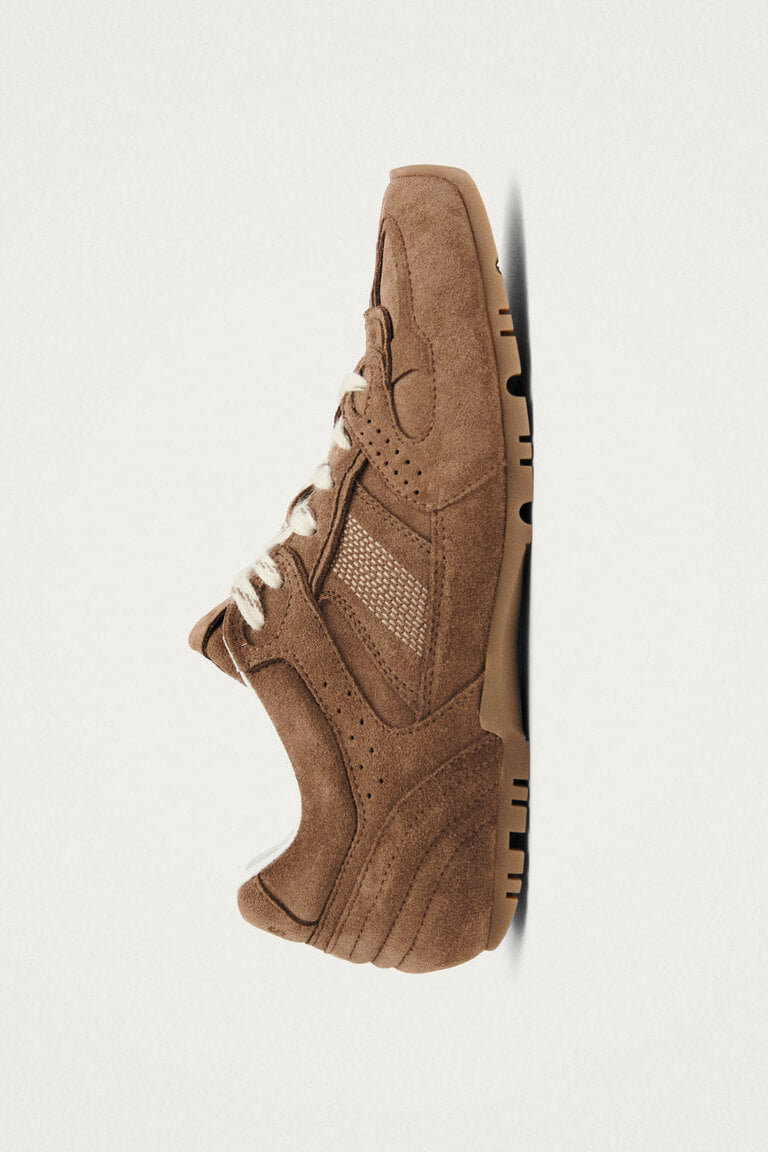 ALOHAS suede brown leather sneaker
