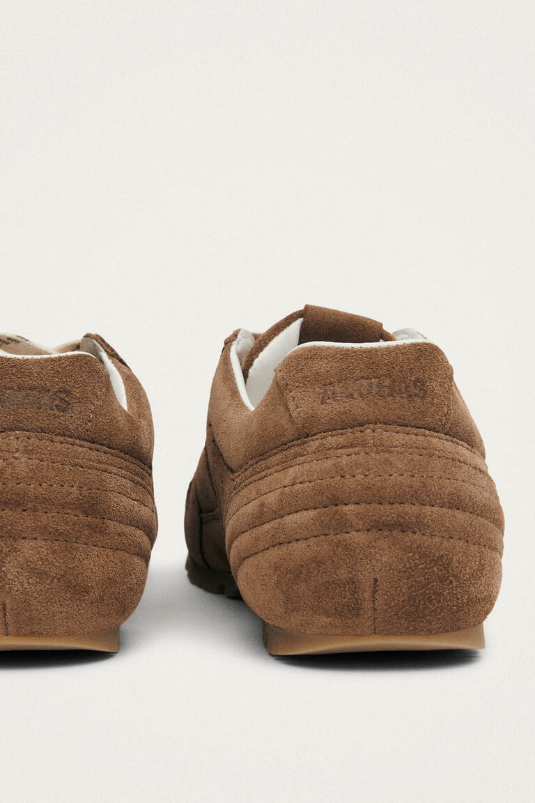 ALOHAS suede brown leather sneaker