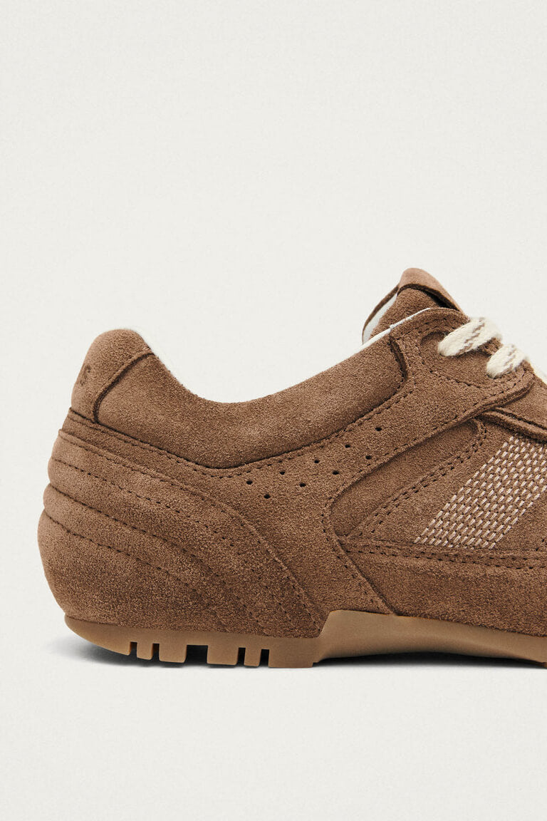 ALOHAS suede brown leather sneaker