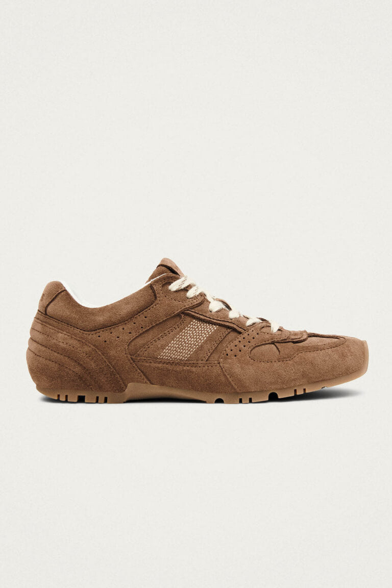ALOHAS suede brown leather sneaker