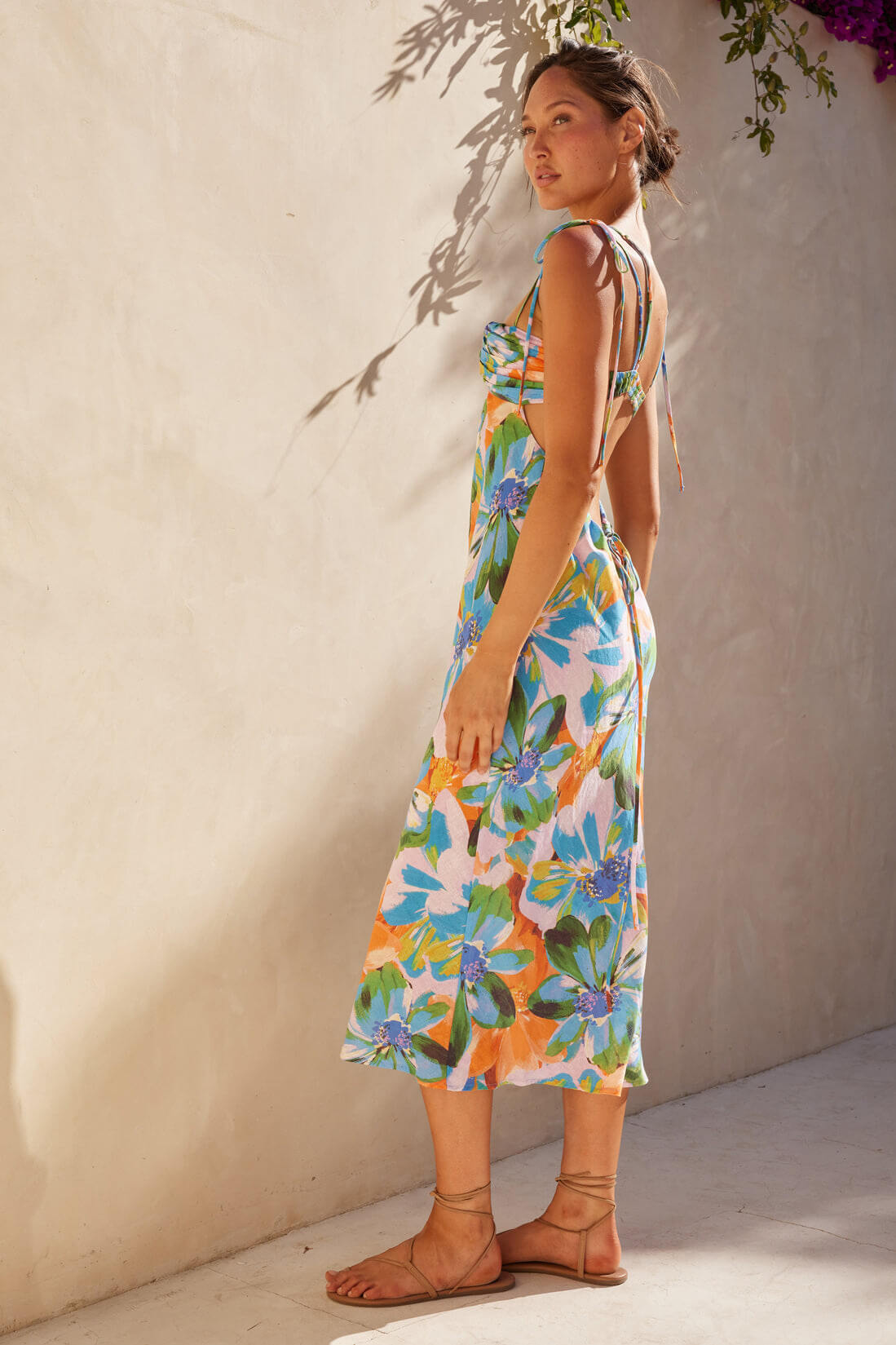 Aquari Celeste Dress in floral fiesta