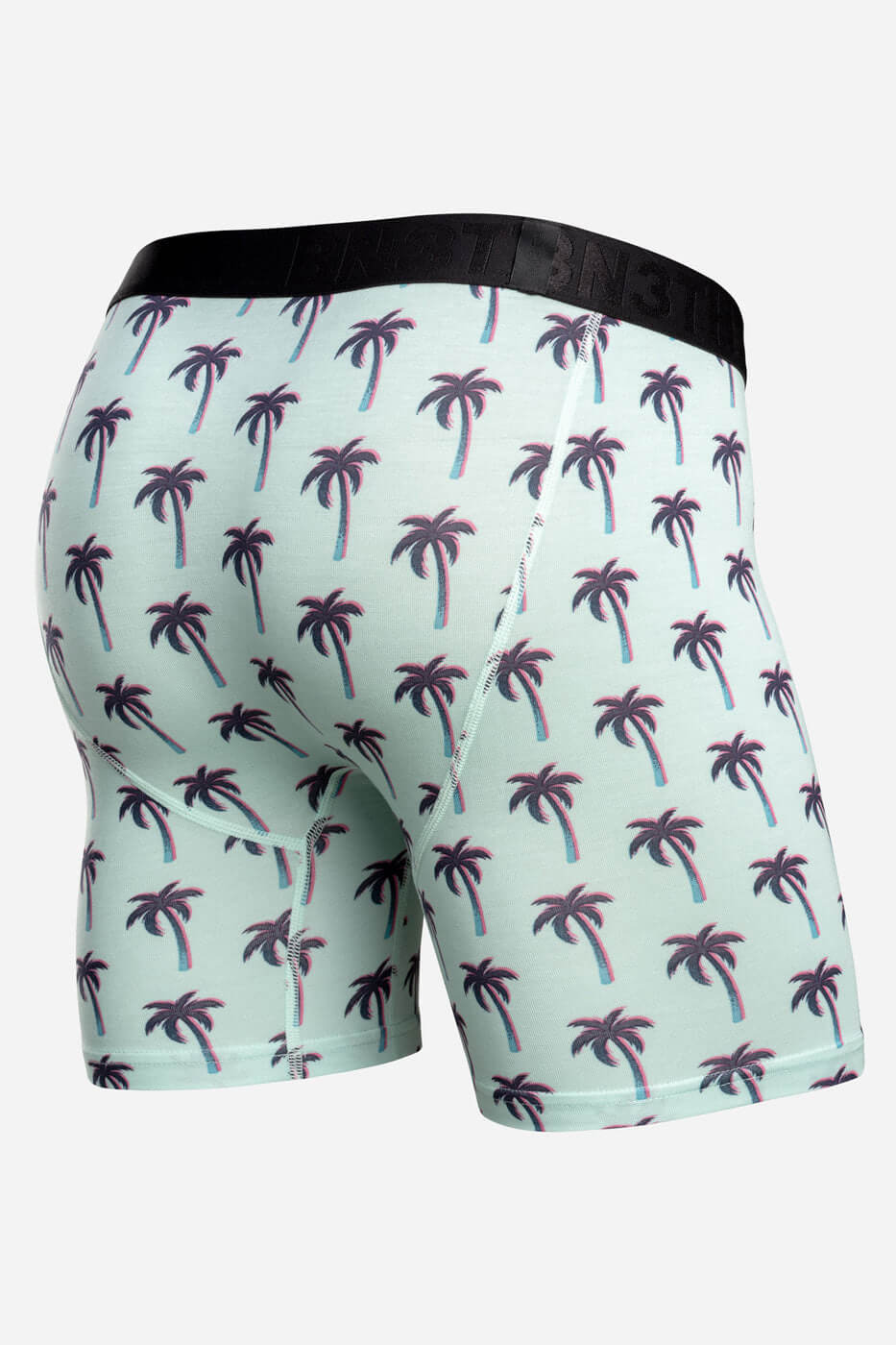 BN3TH Classic Icon Boxer with fly in palm glow seaglass