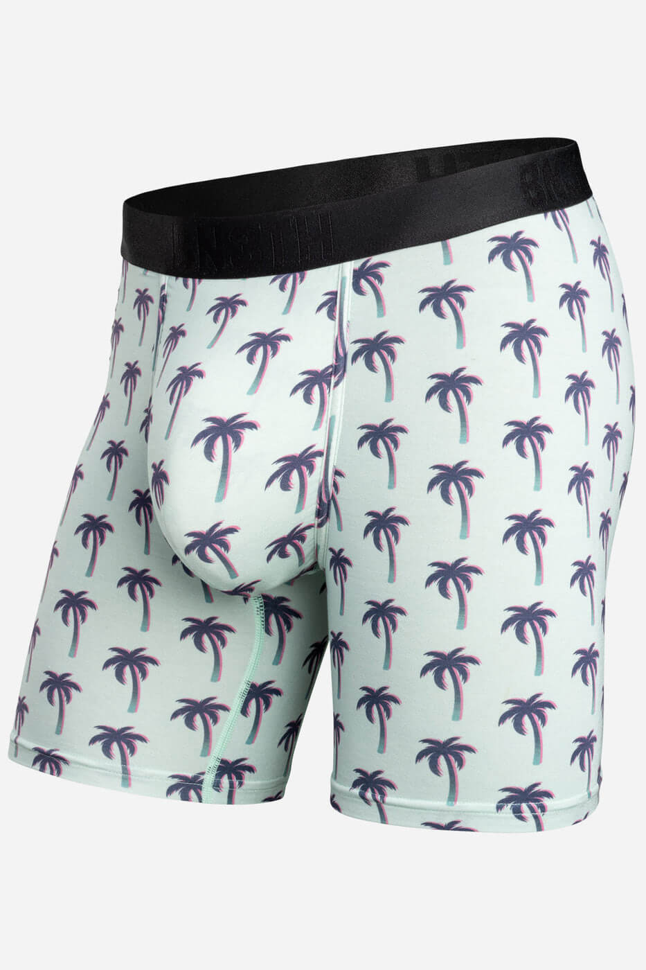 BN3TH Classic Icon Boxer with fly in palm glow seaglass