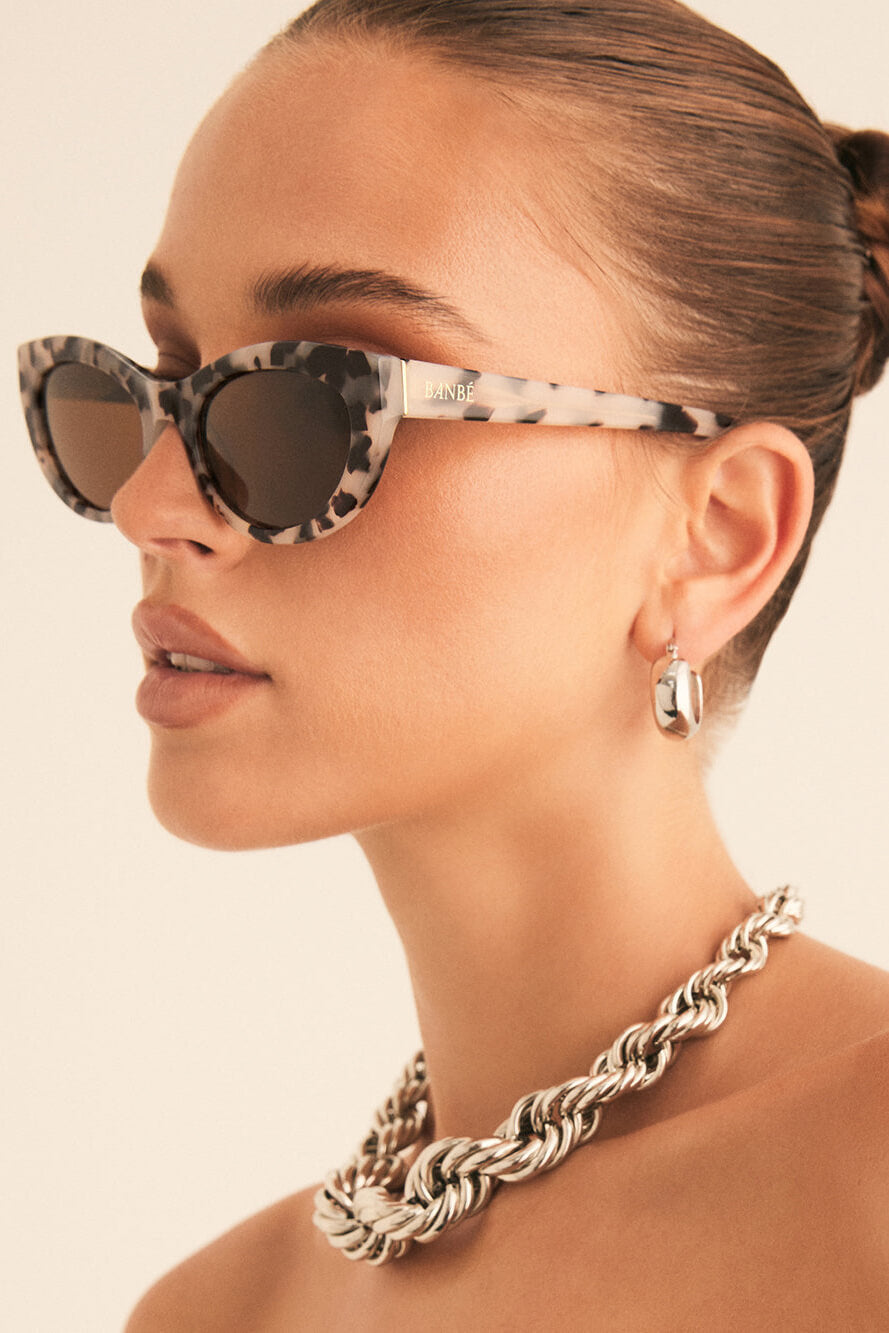 Banbe Estella Sunglasses in blond tortoise chocolate