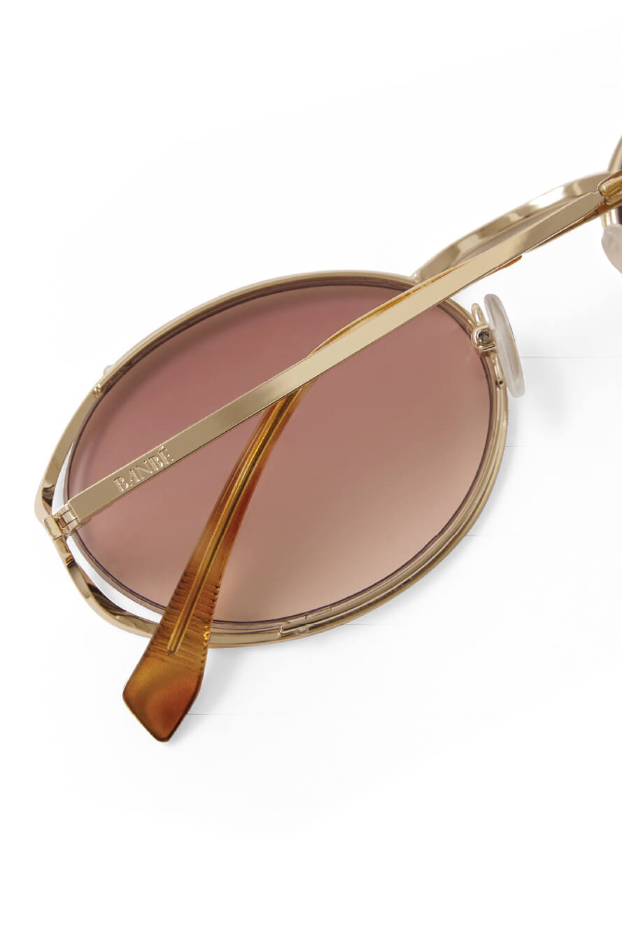 Banbe Sampaio gold pink fade sunglasses