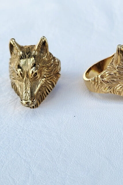 Bisjoux wolf ring